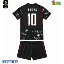 Canada Jonathan David #10 Bortedraktsett Barn VM 2026 Kortermet (+ Korte bukser)